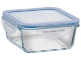 Pote de Vidro Hermético Quadrado com Tampa - 330ml Brinox LockStock 0211/300