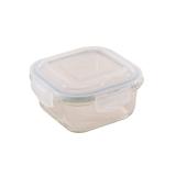 Pote De Vidro Hermético Quadrado Lock 520Ml Transparente - Toyland
