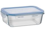 Pote de Vidro Hermético Retangular com Tampa - 1,7L Brinox LockeStock 0210/303
