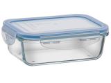Pote de Vidro Hermético Retangular com Tampa - 830ml Brinox LockStock 0210/302