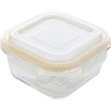 Pote de Vidro Quadrado 520ml com Trava Casa do Chef