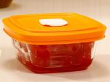 Pote de Vidro Quadrado com Tampa - 300ml Marinex VAP Facilita