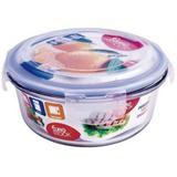 Pote de Vidro Redondo 920 Ml Hermético com Travas Euro