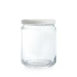 Pote de Vidro Salada Tampa Branca 600ml - Festabox