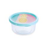 Pote decorado abacaxi 650 ml plasutil
