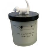 Pote Decorativo Cute Dog 8cm x 12,5cm Urban Branco