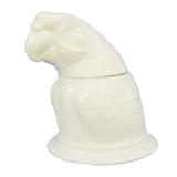 Pote decorativo de resina 11,5cm x 11cm x 14,5cm - Btc decor
