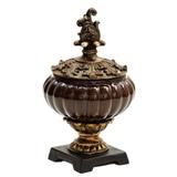 Pote decorativo de resina - Btc decor