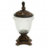 Pote decorativo de vidro - Btc