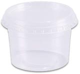 Pote Descartavel 145ML.REDOND.C/TAMPA 25PCX24UN - Prafesta