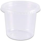 Pote Descartavel 350ML.REDOND.C/TAMPA 18PCX24UN - Prafesta