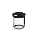Pote Farinheiro Porta Queijo Ralado Transparente Preto - Uz