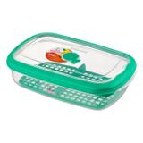 Pote fiambres plástico 2,3l verde Cód. 5803 - Sanremo s/a