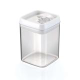 Pote Hermetico CRYSTAL 1,7L Quadrado com ALÇA - Injeplastec