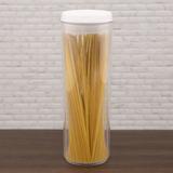 Pote Hermético De Acrílico Redondo Luna 1,7L Branco - Keeper