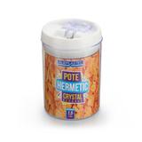 Pote Hermético de Acrílico Redondo Médio 1,5 Litros - Injeplastec
