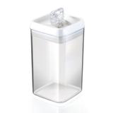 Pote Hermético Quadrado Acrílico Crystal 2,3 Litros - Injeplastec