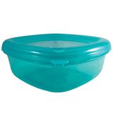 Pote Hermético Quadrado Freezer Microondas 1178ml Verde Tiffany - Zanline