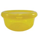 Pote Hermético Redondo Capacidade 1070ml Freezer Microondas Amarelo - Zanline