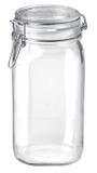 Pote Hermético Vidro Fecho Metal Para Condimentos 1500 Ml - Bormioli rocco