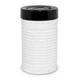 Pote Lata 1,3L Mondoceram Gourmet 21cmx12,5cmx12,5cm Branco/Preto