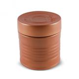 Pote Lata 700ml Mondoceram Gourmet 13,5cmx12,5cmx12,5cm Cobre