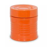 Pote Lata 700ml Mondoceram Gourmet 13,5cmx12,5cmx12,5cm Laranja
