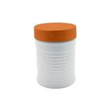Pote Lata com Tampa Laranja 900 ml - Mondoceram