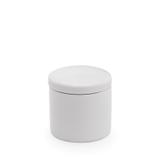 Pote M em Porcelana para Kit Higiene Bebe / Lavabo / Porta Cotonete Algodão - Chaim jorge e cia