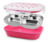Pote marmita 5 compartimentos Rosa Jacki Design