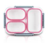Pote Marmita de 1350 ml com 3 Compartimentos Tampa com Travas - Jacki Design