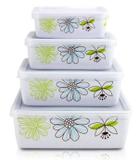 Pote Marmita Para Alimentos De 4 Pçs Jacki Design verde
