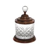 Pote Multiuso De Zamac Cristal Bronze 10,5X16,5Cm - 3128 - Lyor