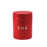 Pote para Chá 0,8 L Aço Inox Vermelho Attuale