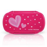 Pote para Lanche - Coração Rosa - Jacki design