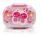 Pote para lanches dois andares + talheres infantil - Jacki design