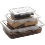 Pote para Mantimentos Retangular 2,25L com Trava Baixo Giotto