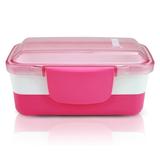 Pote Para Marmita Com 2 Andares 950Ml Pink - Jacki Design