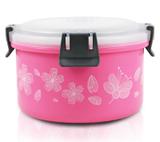 Pote Para Marmita Inox Tam. P Rosa PP + Aço Inox Jacki Design
