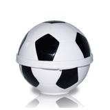 Pote Plástico Bola de Futebol Branco e Preto - Festabox