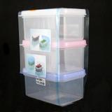 Pote Plástico com 3pc x 200ml Mod. T YA-526 - Million pack