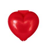 Pote Plástico Coração Vermelho Plasútil - Festabox