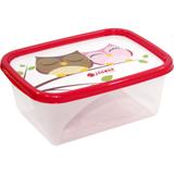 Pote plástico retangular versatil art decor 1270ml. jaguar - mcd