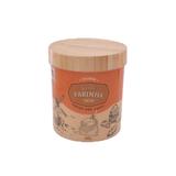Pote Porta Mantimentos Farinha Plástico Decorado 2,5 lts - Plasutil