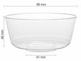 Pote pw-15 230ml cristal mousse c/600 s/ tampa - Wer
