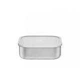 Pote quadrado aço inox com tampa plástica 163 x 163 mm - Tramontina