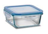 Pote Quadrado Hermético - Lock e Stock 13,3 x 13,3 x 5,6 cm - 550 ml - Brinox