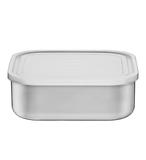 Pote Quadrado Inox com Tampa Freezinox Tramontina - 19 Cm / 2.1 Lt