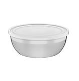 Pote Redondo Inox com Tampa Freezinox Tramontina - 18 Cm / 1.6 Lt