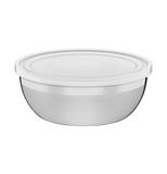 Pote Redondo Inox com Tampa Freezinox Tramontina - 25 Cm / 4.2 Lt